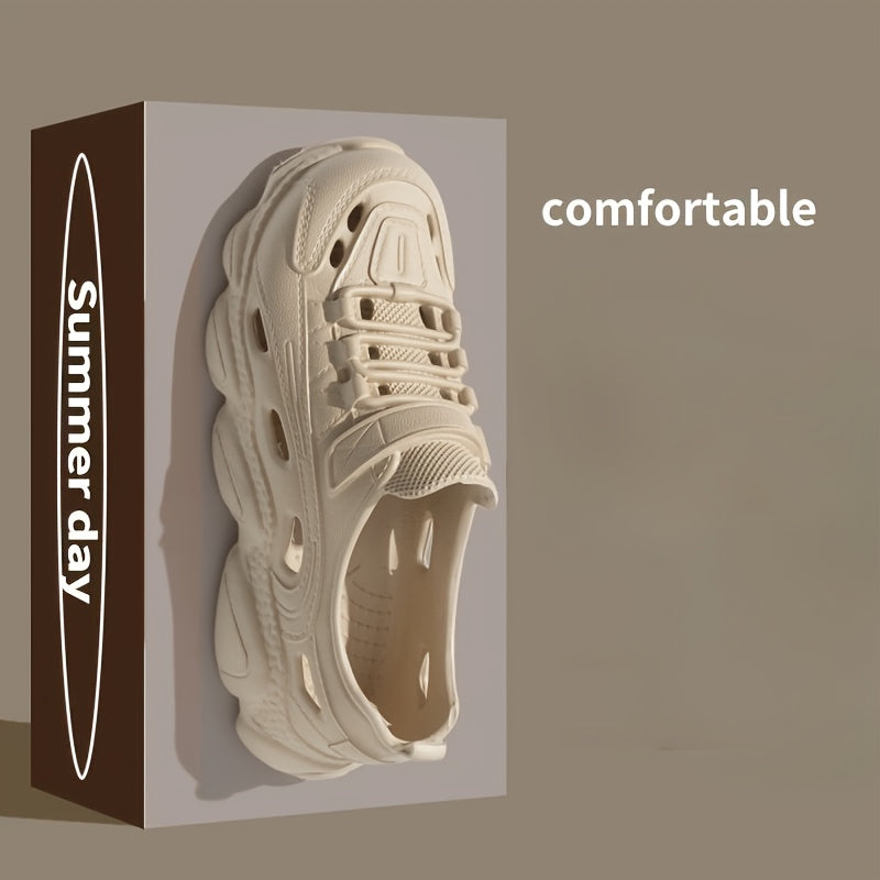 Women's Breathable Slip-On Sneakers with Cushioned EVA Sole in White