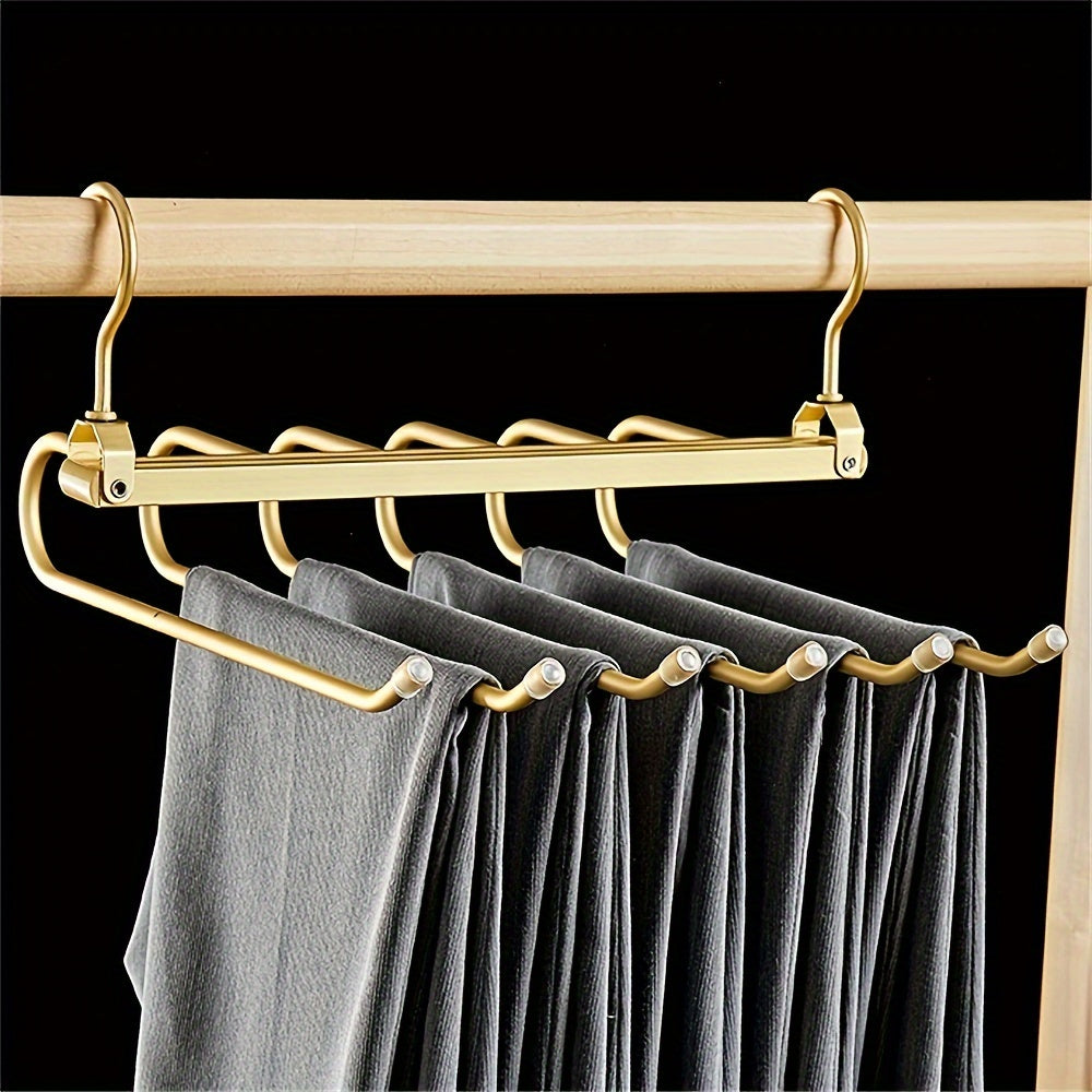 Metal Over-the-Door Hook Rack with Multiple Hooks for Coats Towels and Bags