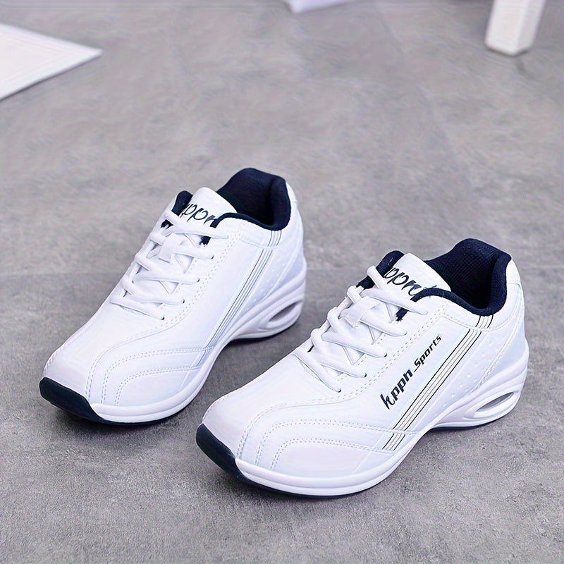 Women’s Breathable Air Cushion Sneakers with Non-Slip Thick Sole
