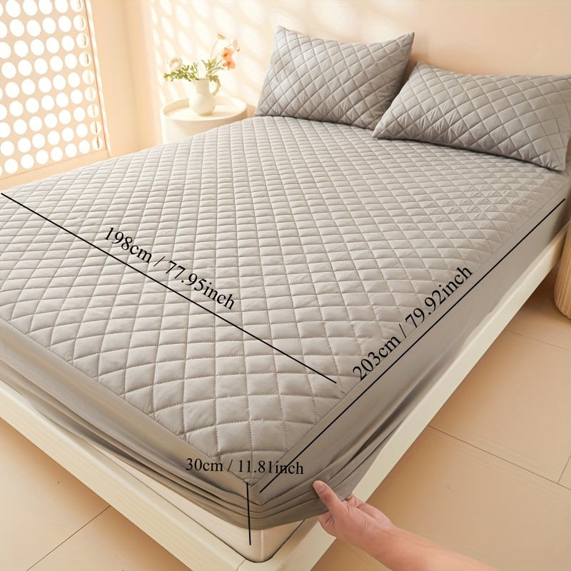Waterproof Mattress Protector Fitted Sheet Stainproof Moistureproof Bed Cover for Dorms Hotels