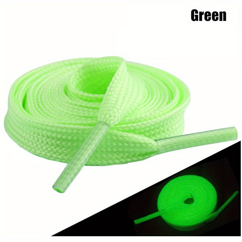 Unisex Fluorescent Glow-in-the-Dark Shoelaces for Sneakers Party Dance
