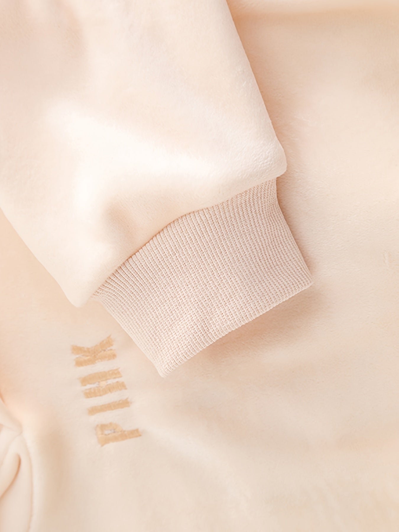 Детский комплект для девочек осень-зима: мультяшный кролик, велюровый свитшот, повседневная спортивная одежда