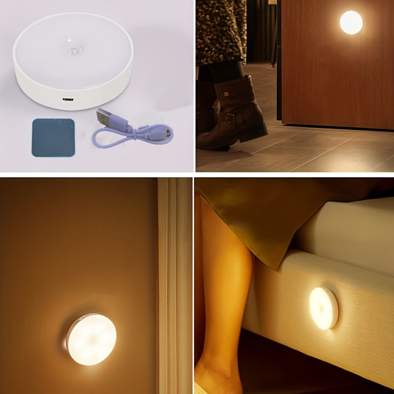 Smart Human Sensing Lamp with USB Charging for Home Dorm Room Use