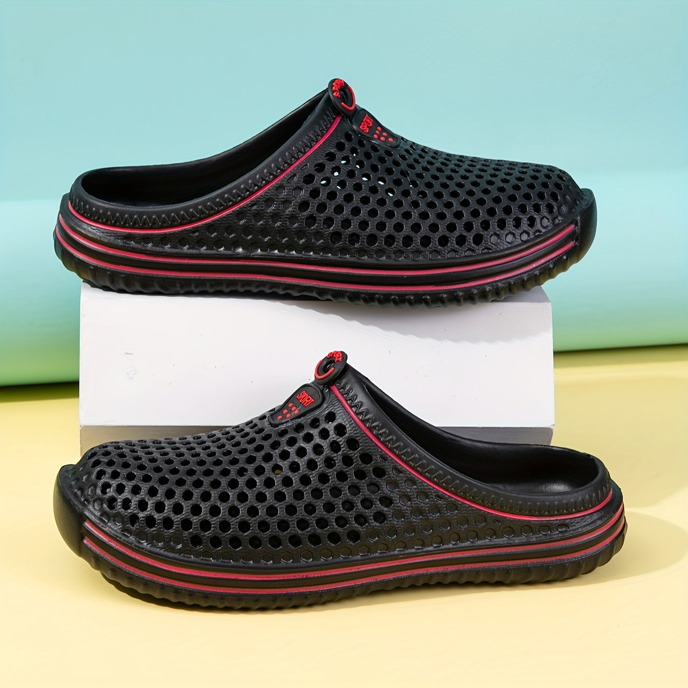 Women's Solid Color Clogs Casual Garden Slip-On Beach Shoes