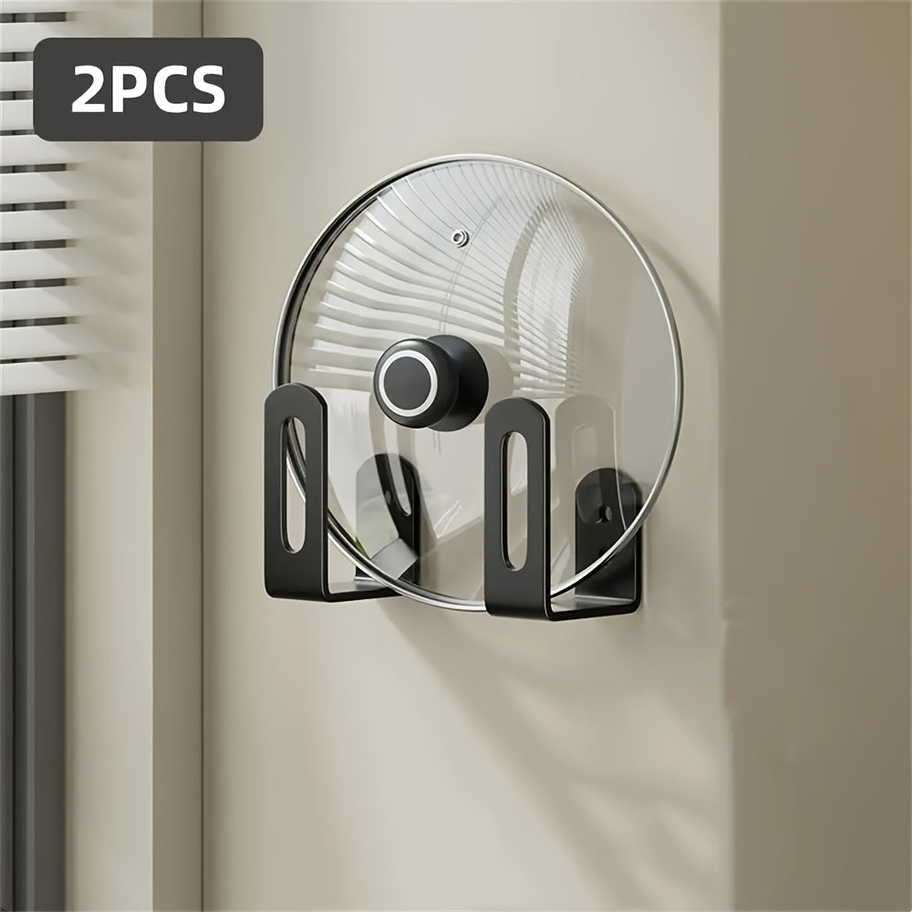 Stainless Steel Wall Organizer for Kitchen Bathroom No Drilling Versatile Holder