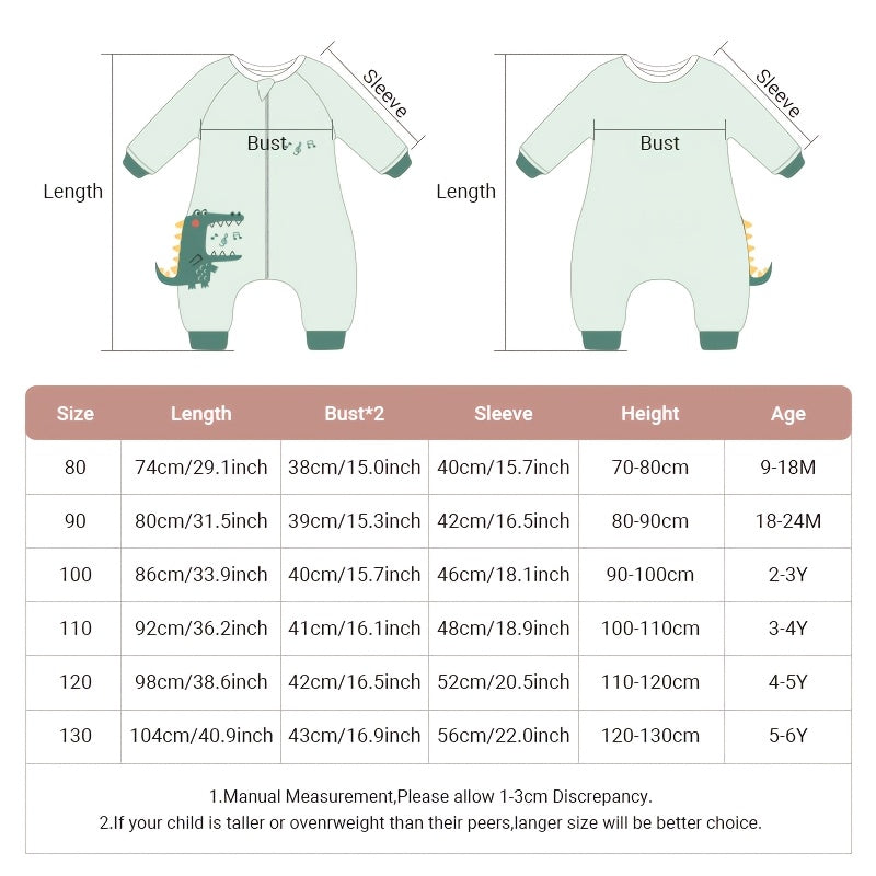 Детский спальный конверт из фланели, весна-осень, комбинезон, предотвращение kicking, комфортная температура