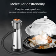 Portable Handheld Smoke Infuser for Cocktails and Steak with Aluminum and Titanium