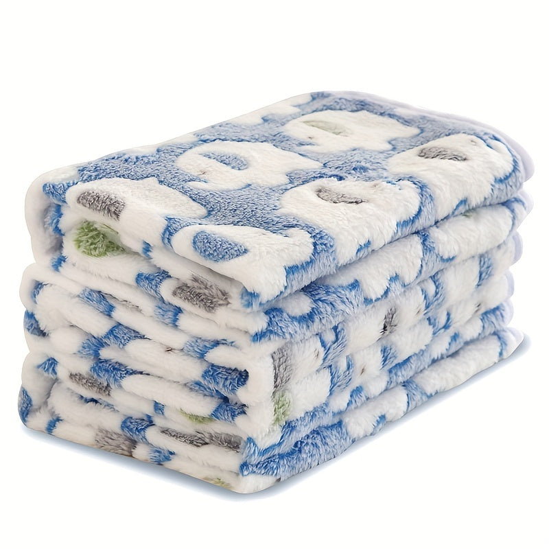 Pet Dog Blanket Polyester Fiber Stain Resistant Machine Wash Small Medium Large Dogs Elephant Design