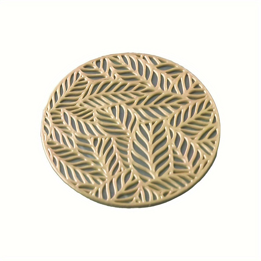 Posavasos de PVC resistentes al calor para mesas de la serie Golden, antideslizantes, set de 6