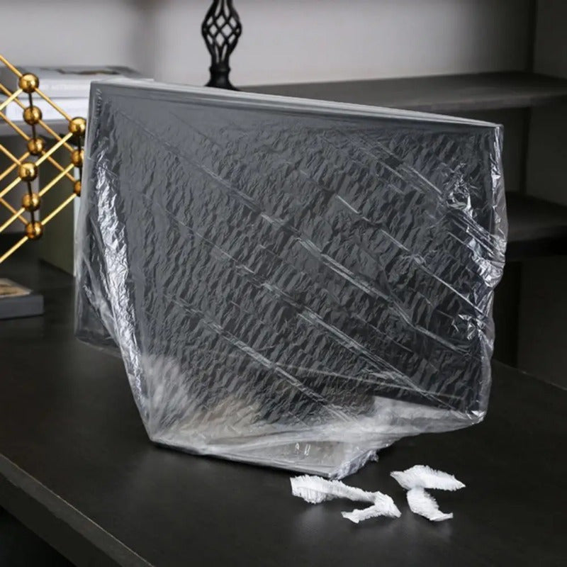 Set of 50 Clear Dust Covers for Kitchen Appliances, Scratch and Dust Protection