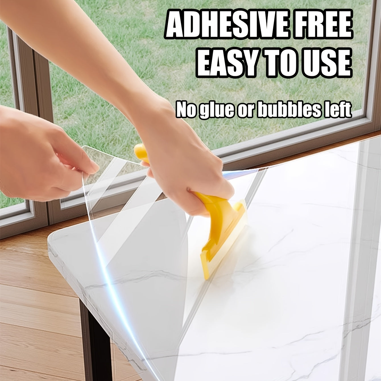 Self-Adhesive Vinyl Wallpaper Waterproof Heat-Resistant Removable for Kitchen Countertops and Cabinets