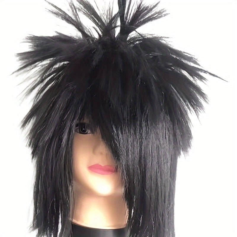 Short Straight Wig for Cosplay and Halloween Synthetic Hair Easy Wear