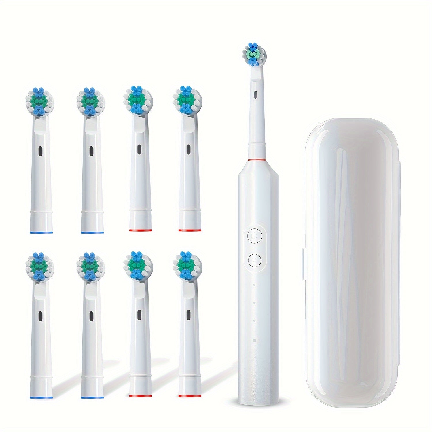 Kattalar uchun Elektr tish cho'tkasi, 8 ta cho'tka boshli va taymer bilan chuqur tozalash