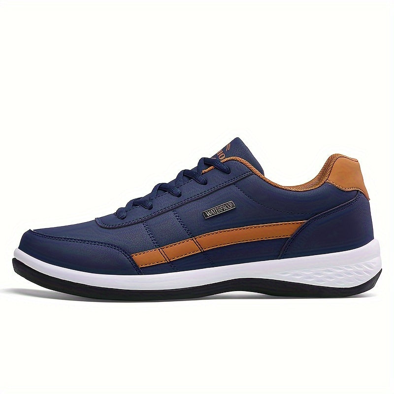 Men's Casual Walking Shoes Breathable Non-Slip Rubber Sole Low Top Sneakers