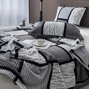 Manta de terciopelo impresa geométrica para cama, sofá, camping, aire acondicionado, todas las estaciones