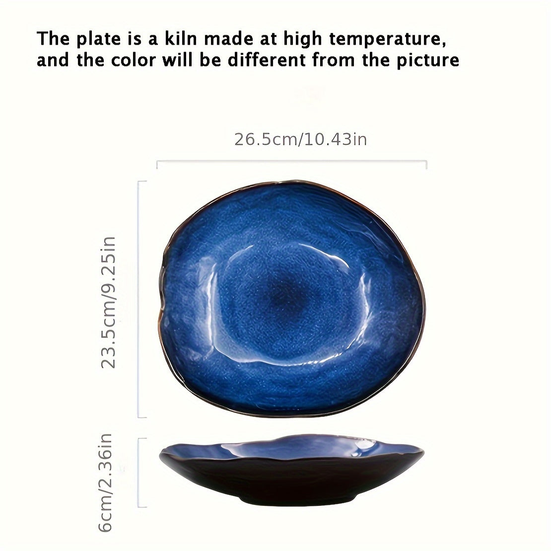 Irregular Ceramic Tableware for Hotels and Restaurants for Sushi and Steak Serving