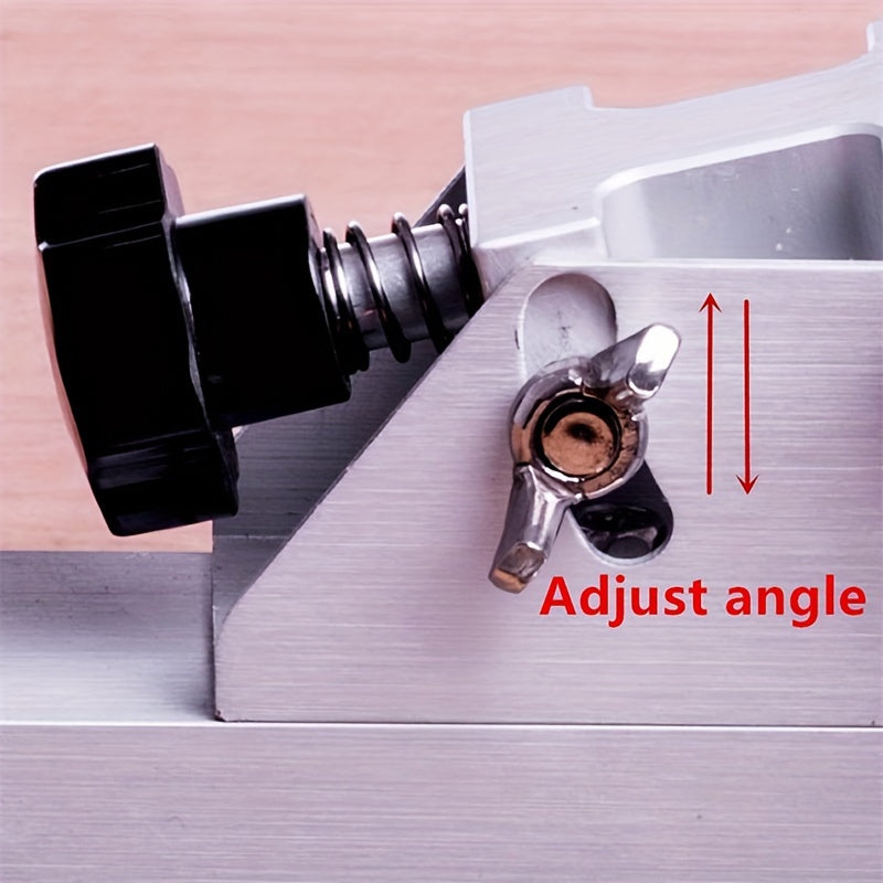 Alüminiy pichoqni qirqish uchun 3 bosqichli tizim, 360° klamp va qirqish toshlari bilan