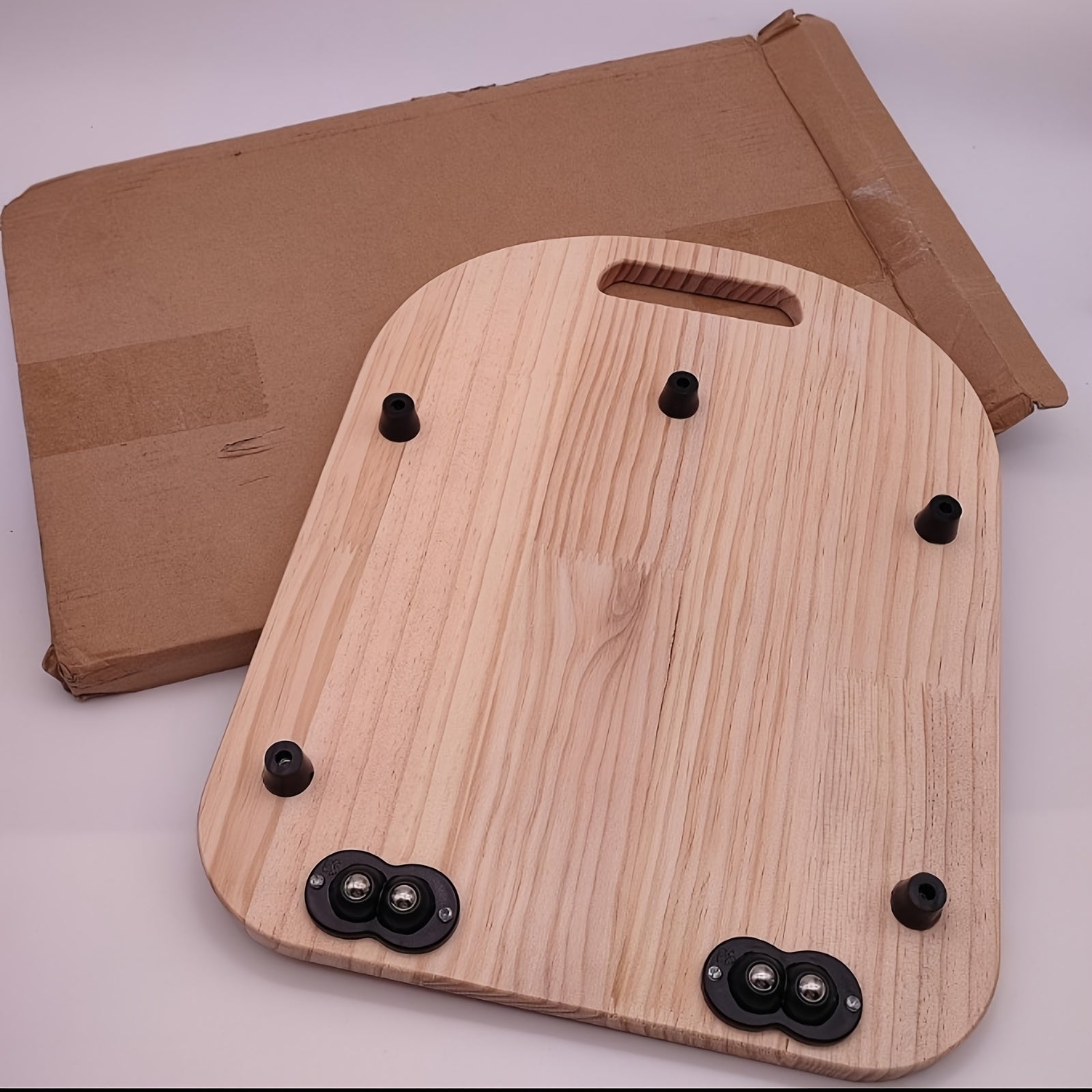 Plato deslizante de madera premium para procesadores de alimentos cocina al aire libre opción de acrílico duradero