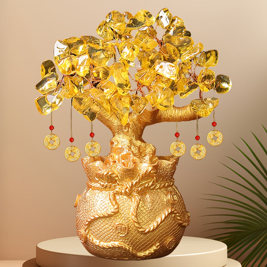 Resin Craft Gift for Attracting Wealth and Success Room Decor