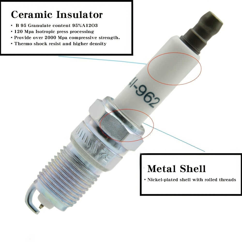 Улучшенные свечи зажигания 8 шт. для автомобилей, замена для грузовиков