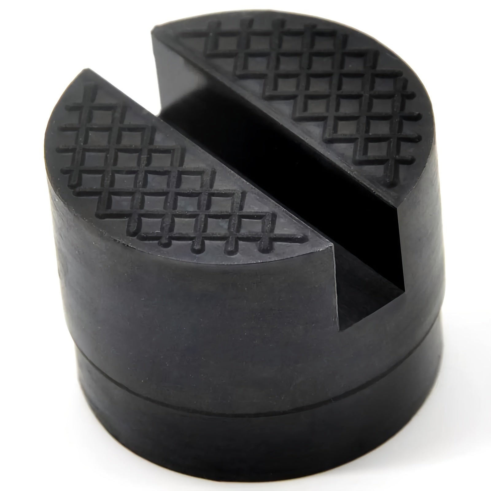 Universal Synthetic Rubber Car Jack Pad Frame Protector Slotted Lifting Disk