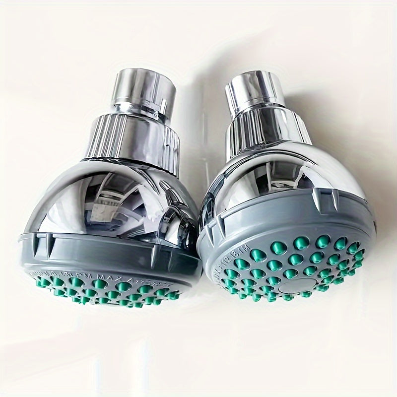 Cabezal de ducha de alta presión con soporte giratorio anticalcáreo para pared