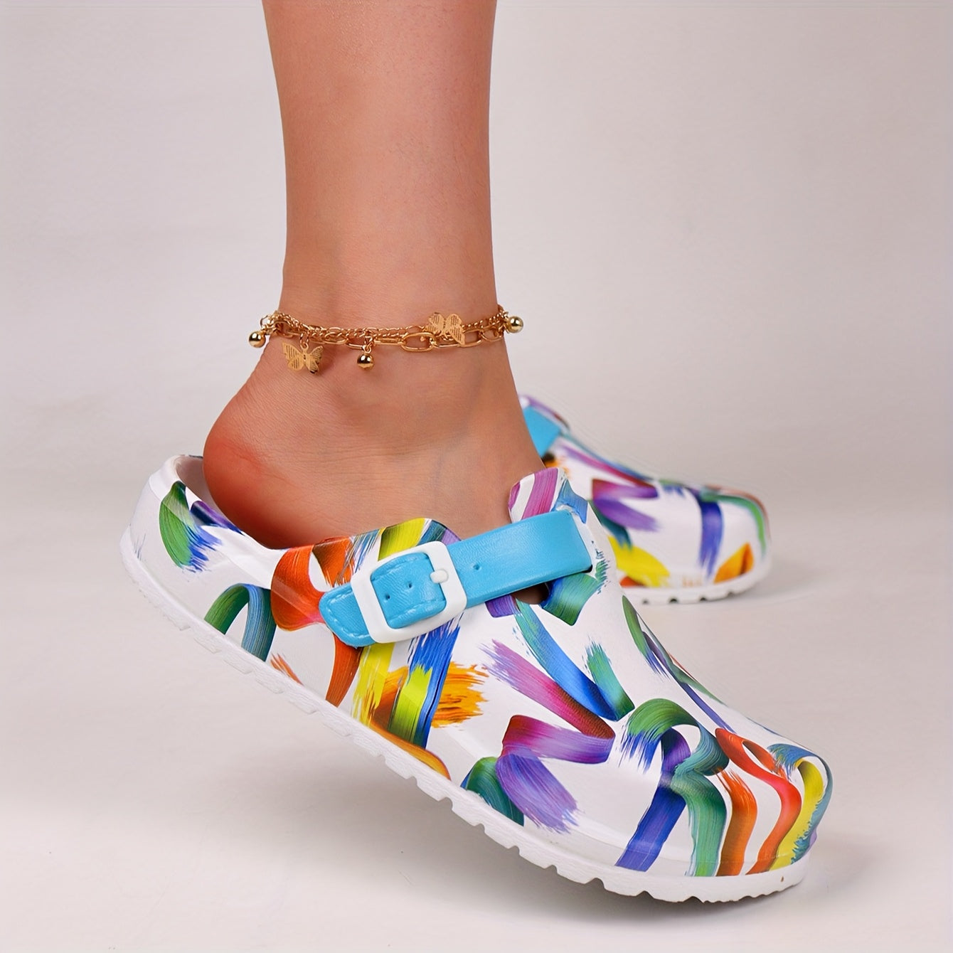 Women's Colorful EVA Clogs Lightweight Non-Slip Summer Garden Shoes
