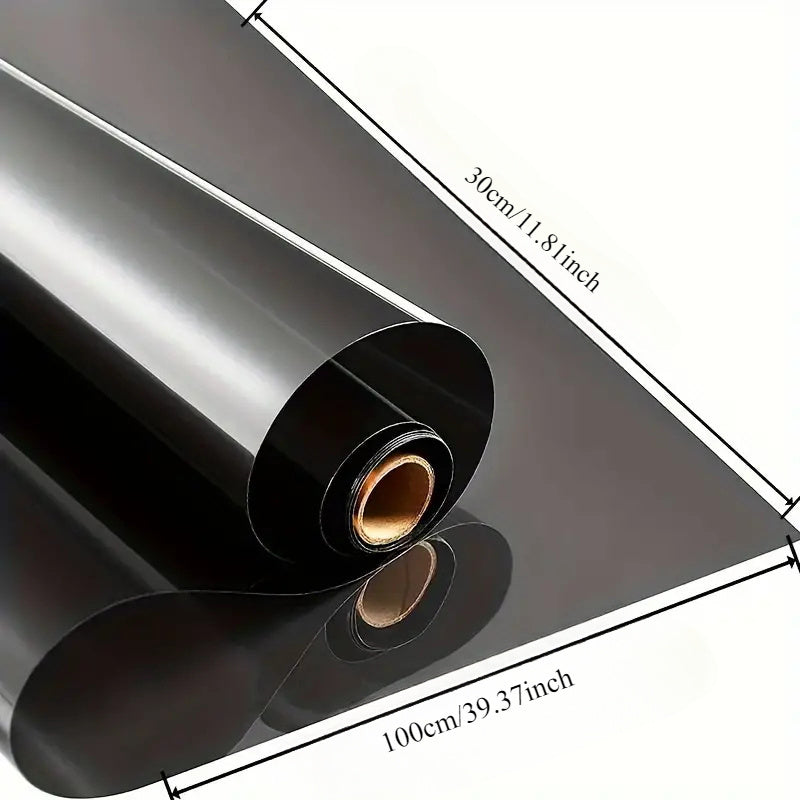 Maxfiylik, UV himoyasi va issiqlik nazorati uchun bir tomonlama oynani qoraytiruvchi plyonka.