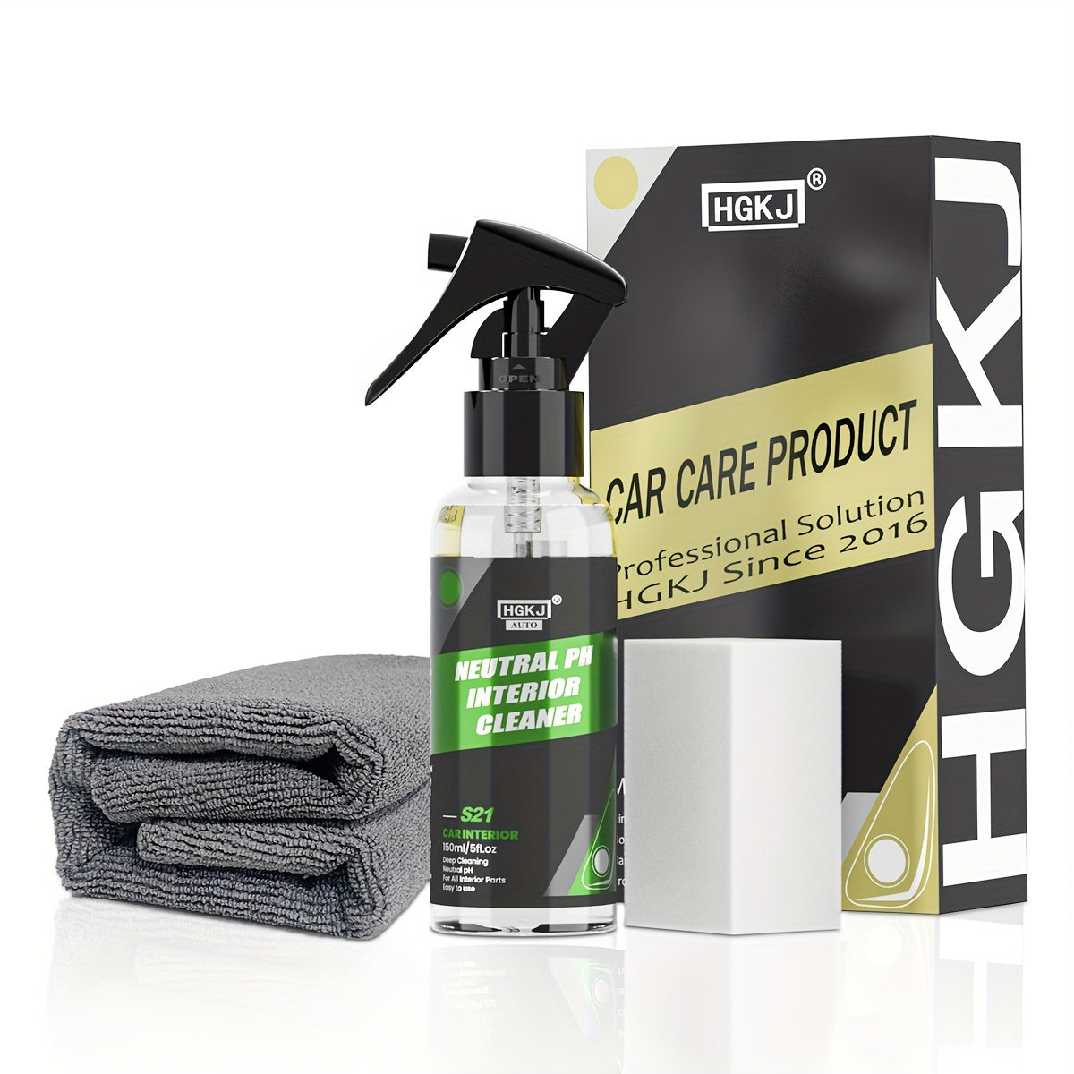 Spray limpiador de tapicería para interiores de coche para cuero, tela y techos 500ml