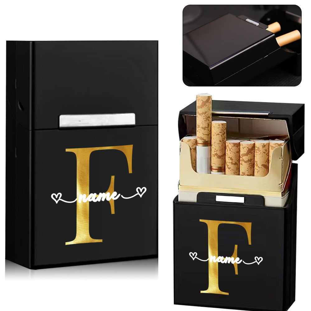 Personalized Metal Cigarette Case Water-Resistant Travel Organizer for Men