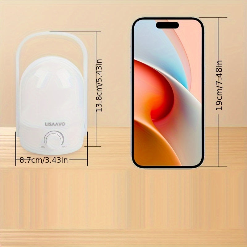 LED Yellow Mosquito Zapper Lamp with Adjustable Brightness Portable Night Light