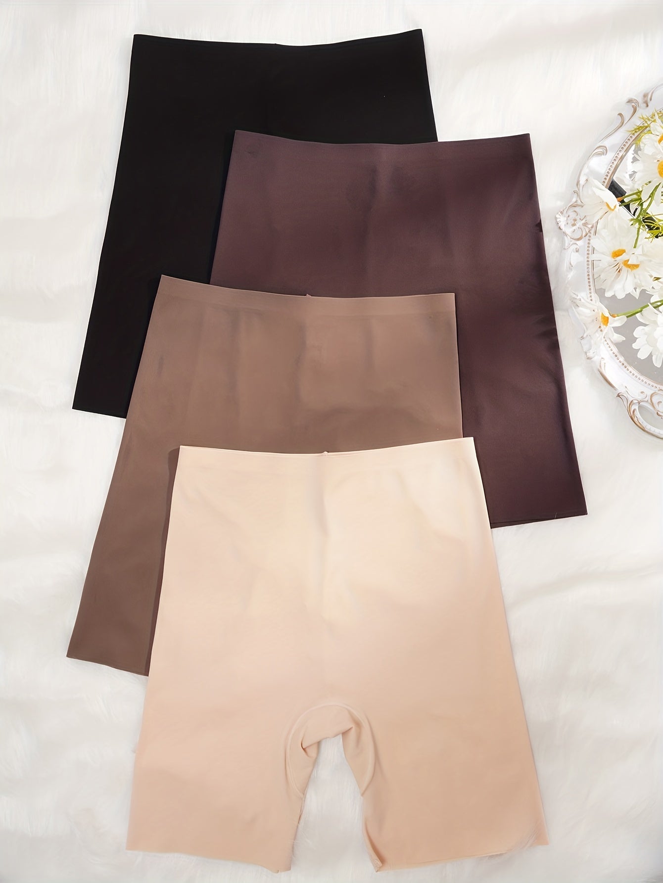 Women Seamless High-Waisted Shapewear Shorts for Butt Lift and Abdomen Flattening