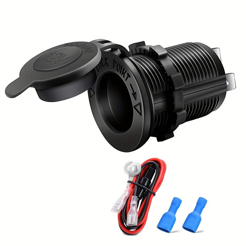 12V Vehicle Cigarette Lighter Socket Power Outlet for Cars Boats and More