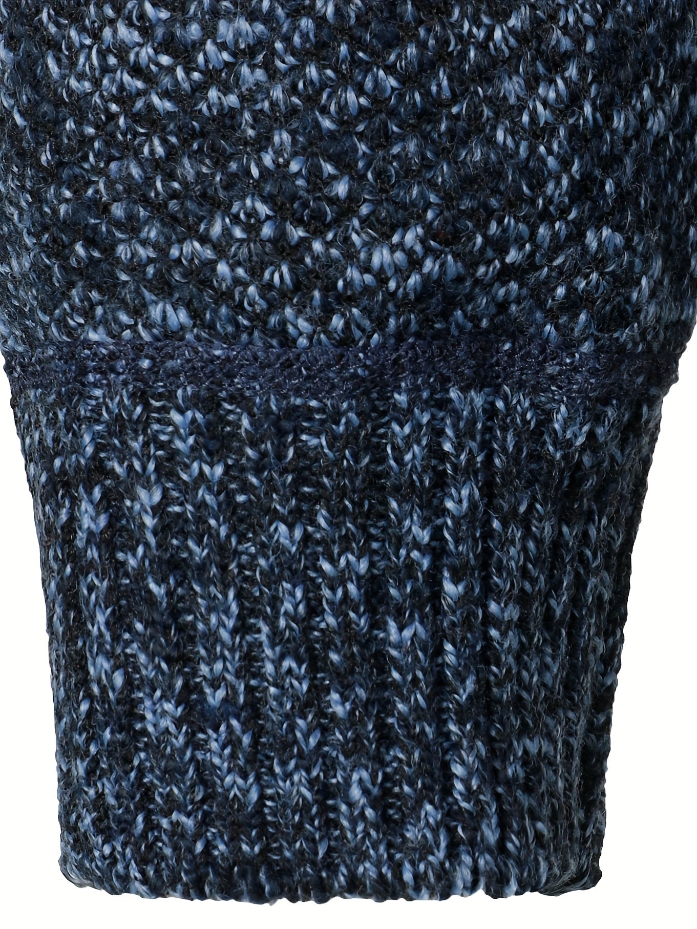 Men's Plus-Size Knit Cardigan V-Neck Long Sleeve Casual Fall Winter