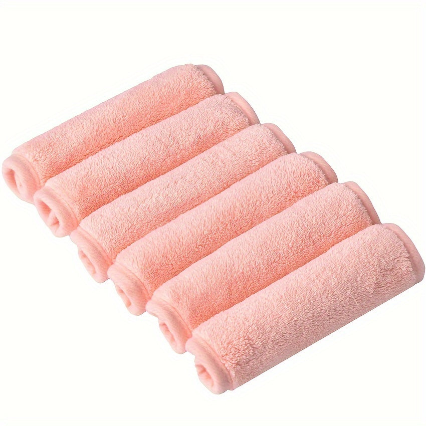 6/12 dona Mikrotoʻqima Yuzni Tozalash Matolari Makiyajni Olib Tashlash uchun Yuviladigan Qayta Ishlatiladigan