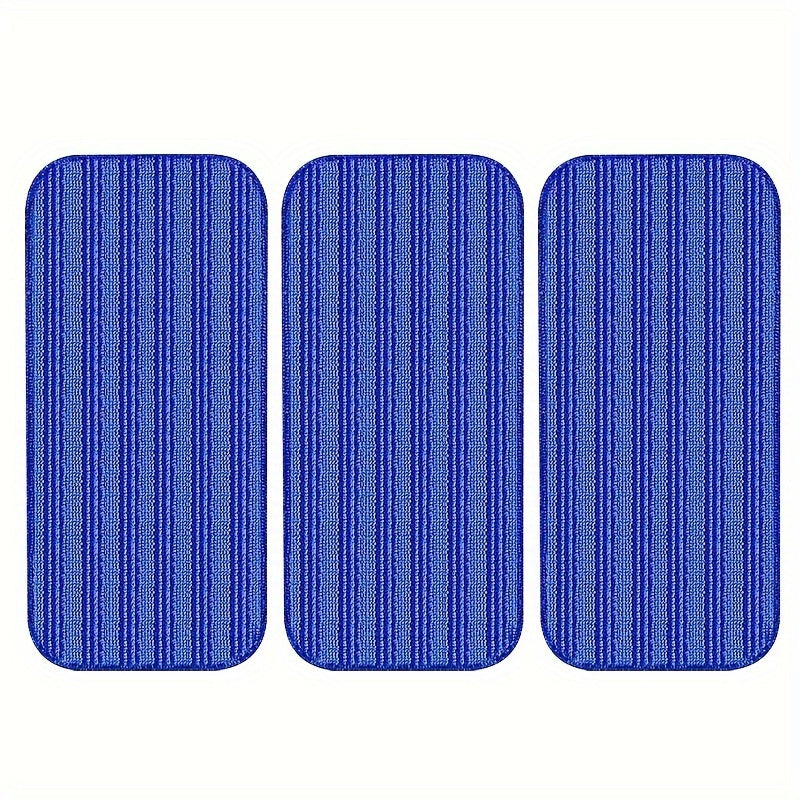 12-Inch Microfiber Mop Pads for Wet and Dry Surface Cleaning