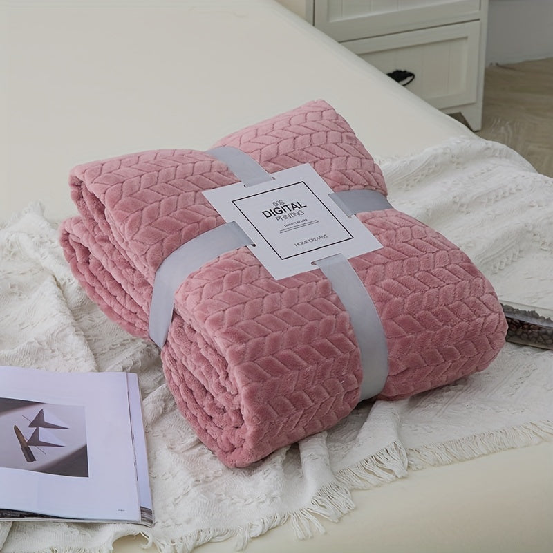 Lightweight Baby Blanket 70x100cm Geometric Pattern Soft and Cozy for Travel and Home