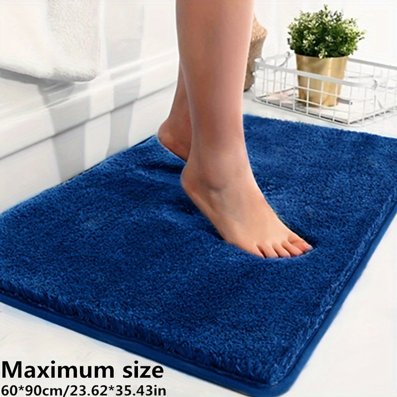 Thickened Plush Absorbent Non-Slip Bathroom Bathtub Rug