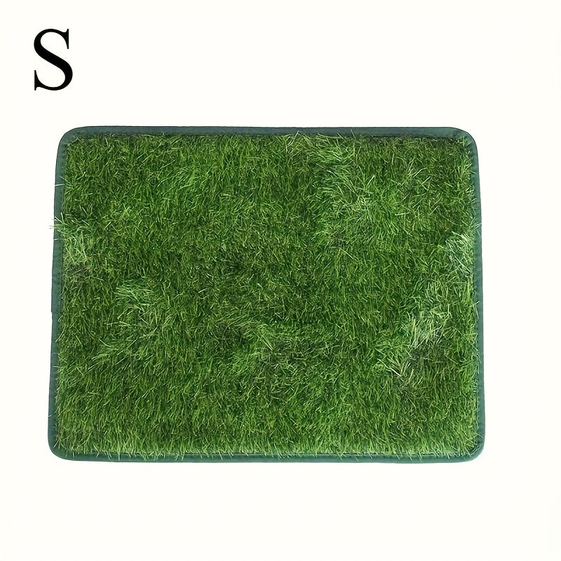 Reusable Dog Grass Mat for Training Odor-Control Artificial Lawn Non-Slip Indoor Outdoor