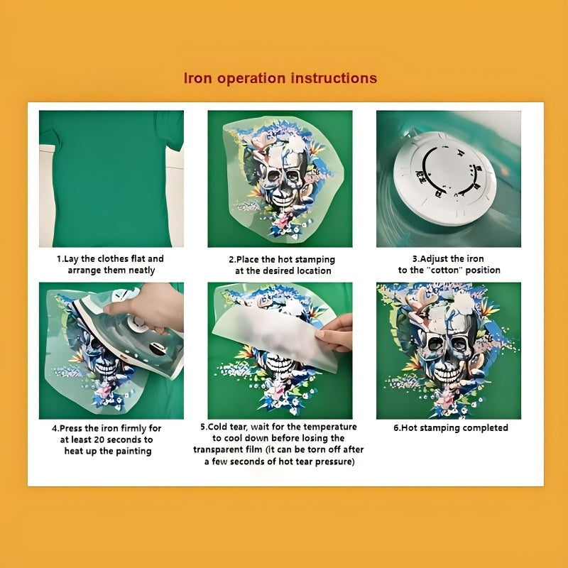 Tinta blanca en caliente para trabajos de bricolaje en ropa de trabajo y camisetas sin necesidad de energía