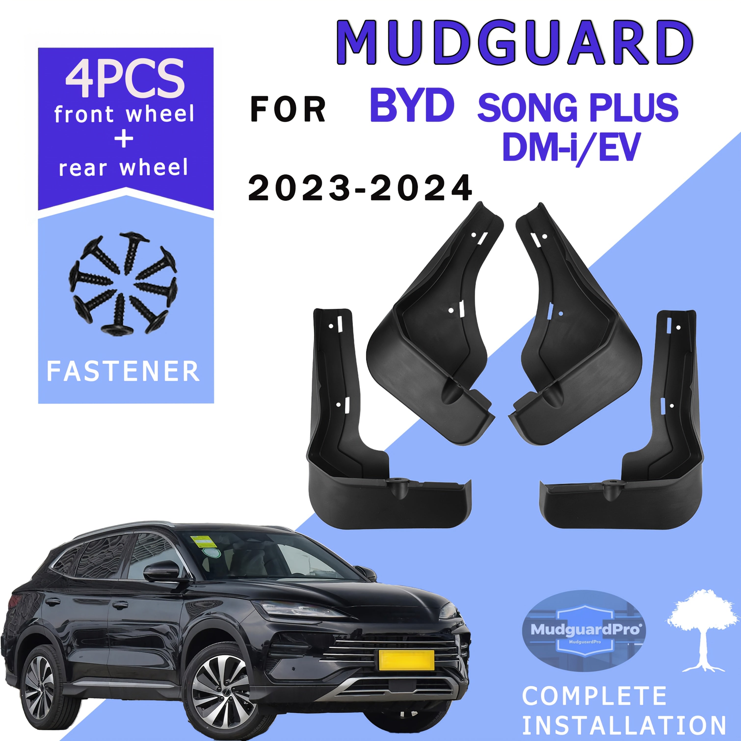 4 dona avtomobil shlangi plastik old tomon shlangi himoyasi barcha ob-havo sharoitlariga mos