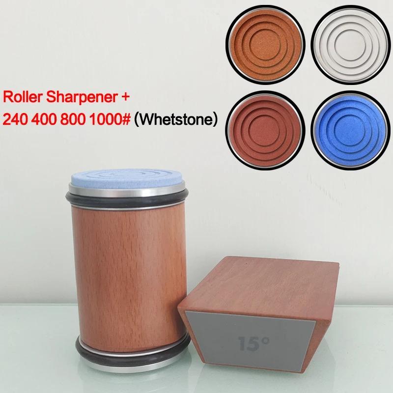 Olmos bilan qattiqlashtiruvchi tosh va yog'och oshxona maydalash tizimi bilan Magnitli aylanuvchi pichoq silliqlash mashinasi, sozlanadigan burchaklar va rulman aksessuari.