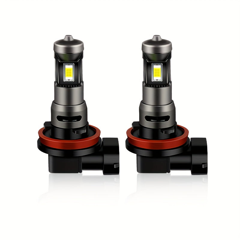 Bombilla de faro LED H11 12000LM 6500K Blanco haz alto y bajo 12V