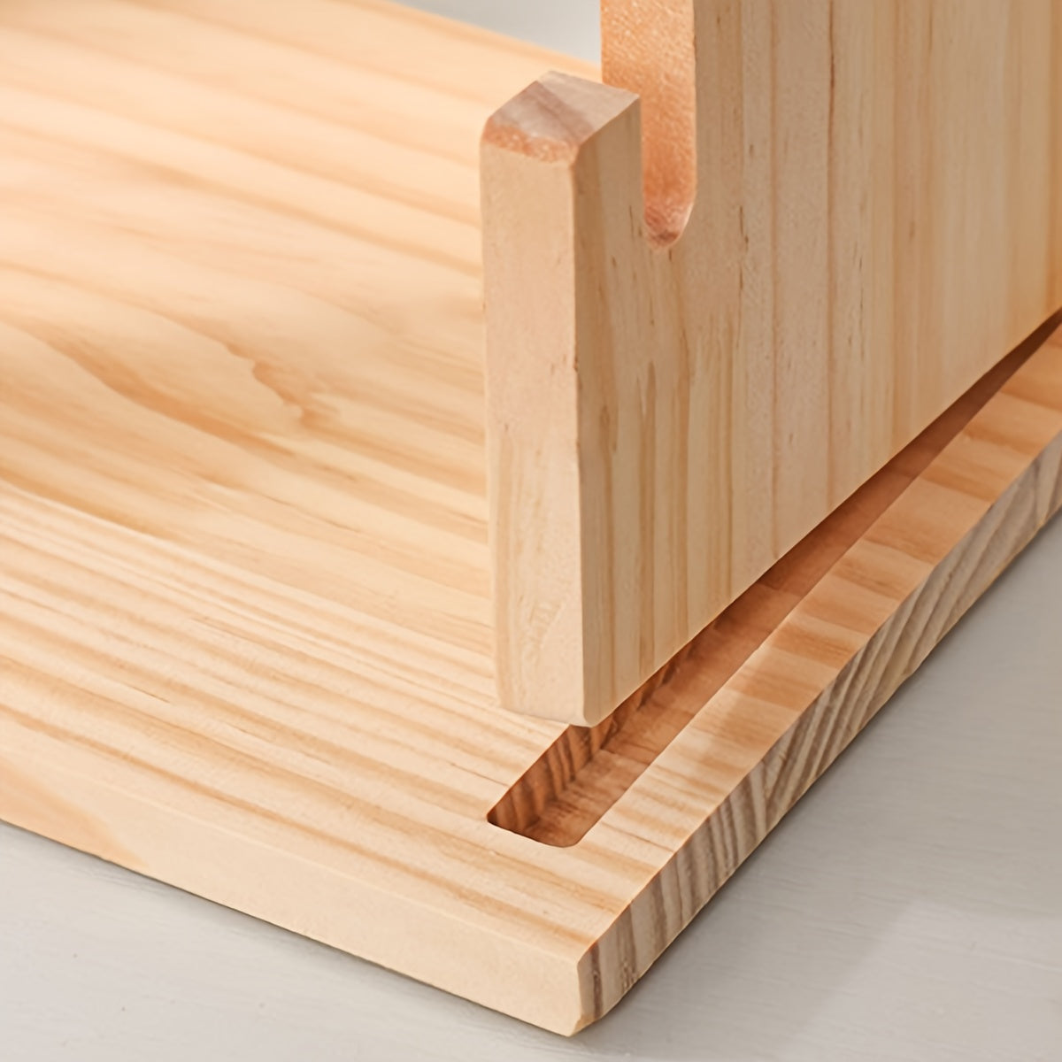 Маленький деревянный органайзер для украшений с отсоединяемым дизайном для серег и браслетов