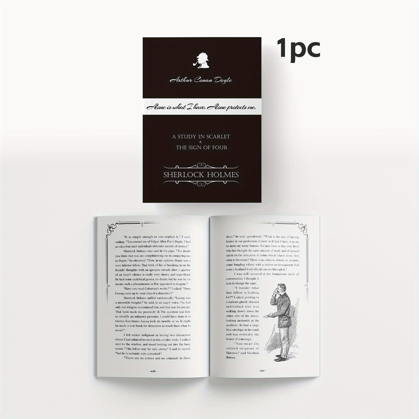 Книга детективных историй для всех возрастов: классическая тайна Шерлока Холмса на английском