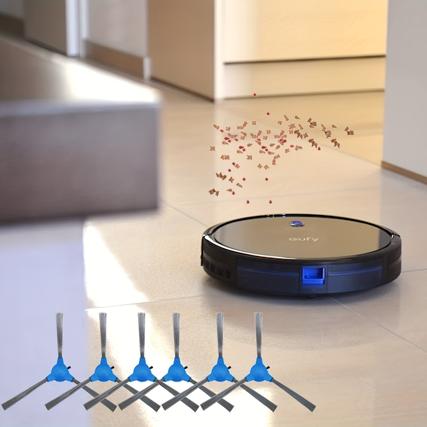 6pcs Replacement Side Brushes for RoboVac 11S 12 15C 30 30C 35C G10 G20 G30