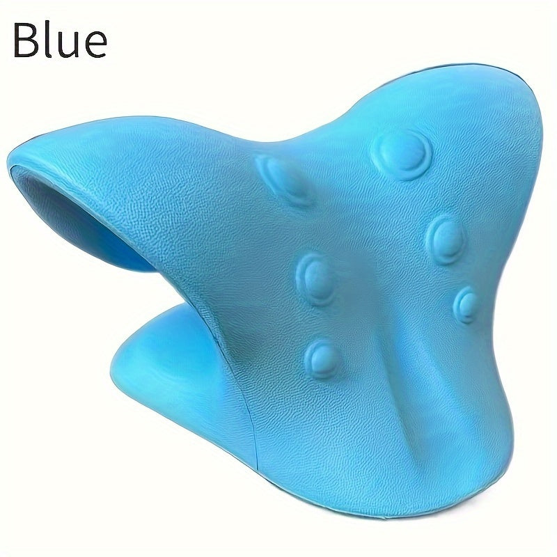 Bo'yinni qo'llab-quvvatlash, dam olish va taranglikni bartaraf etish uchun ergonomik bo'yin yostiq.