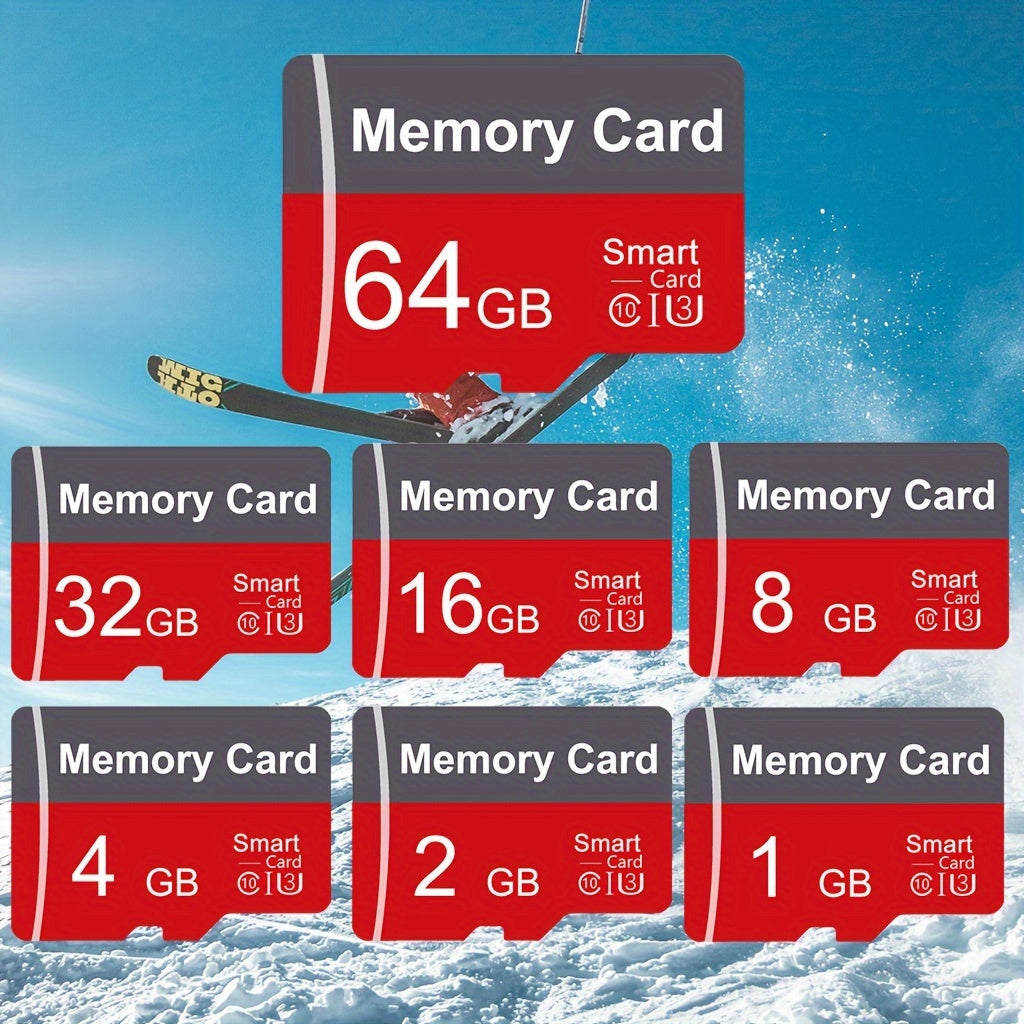 Memory Card 4GB to 64GB with Adapter for Tablets Cameras Phones and More