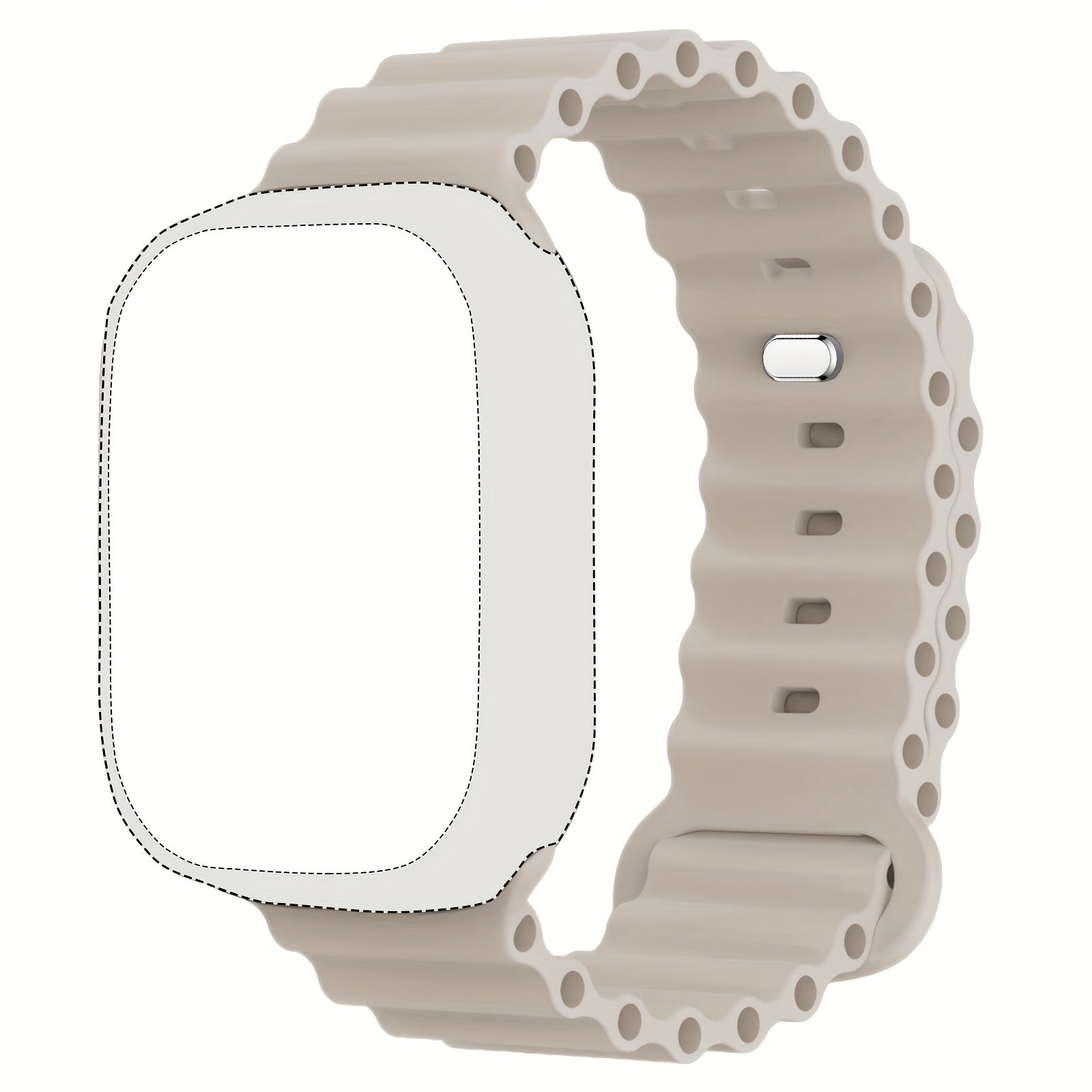 Silicone Sport Band for Apple Watch Ultra Series Waterproof Breathable Compatible with 45mm 46mm 44mm 42mm 49mm Men Women