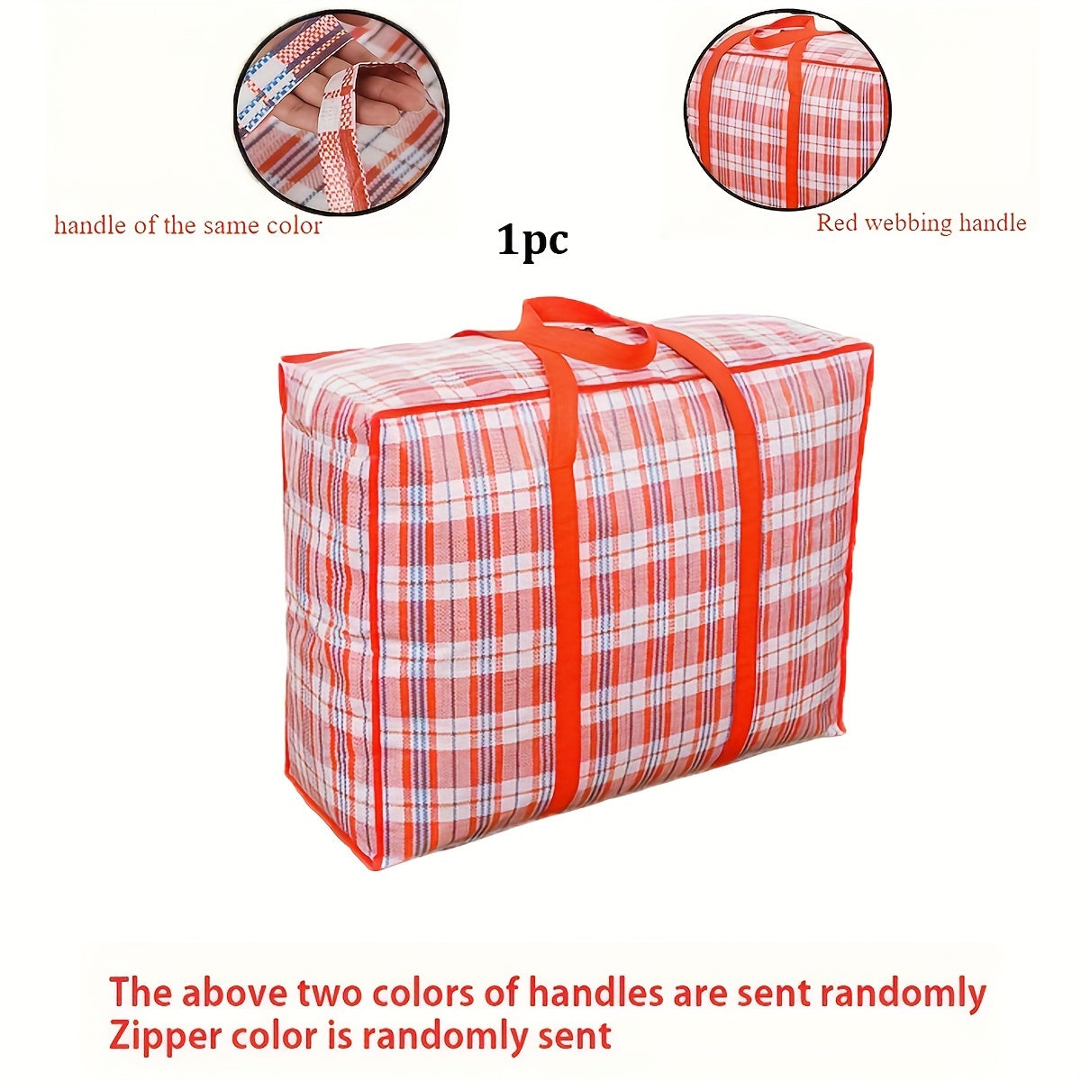 Foldable Storage Bags with Handles Sets of 1-4 for Clothes and Quilts Organizing